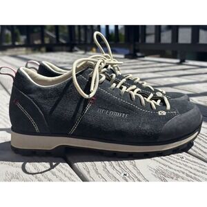 Dolomite 54 Low Shoes Navy Blue Women's Size 6.5/ Men's 5.5 Sneakers Vibram Sole